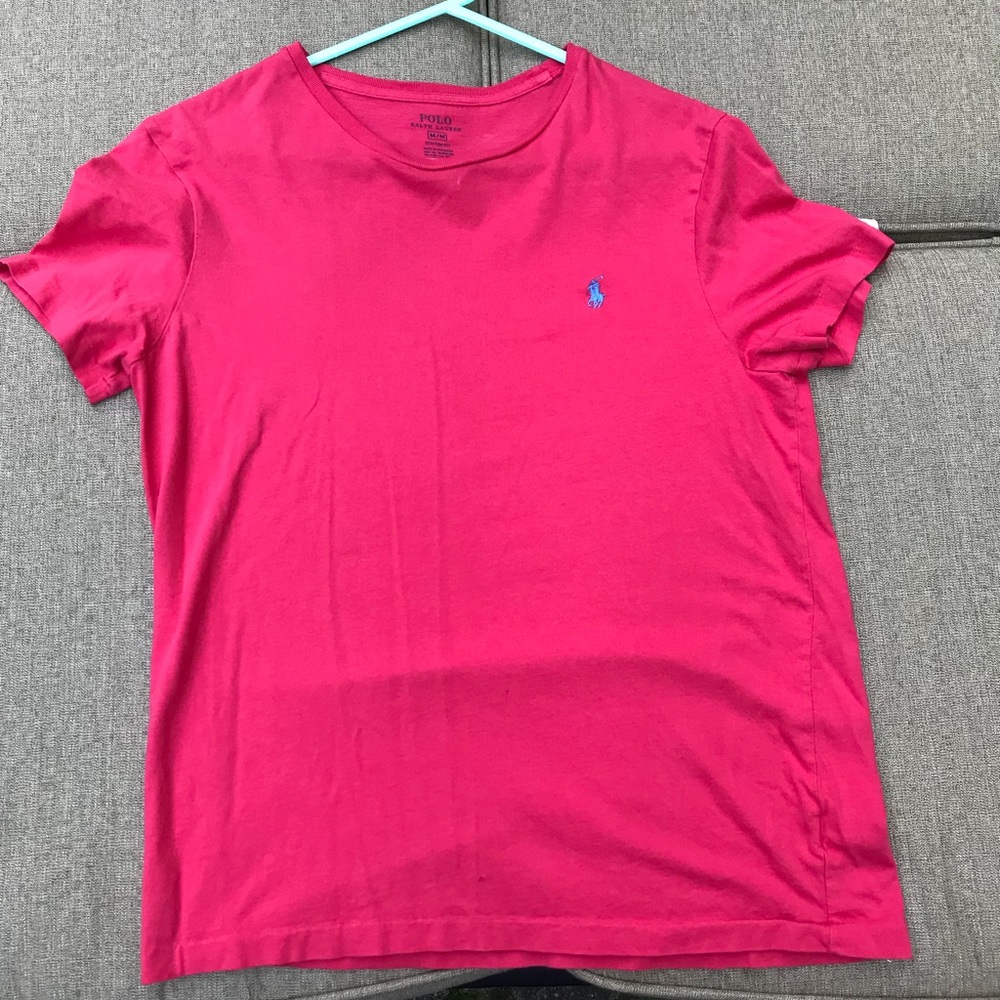 Dark Pink Polo T shirt